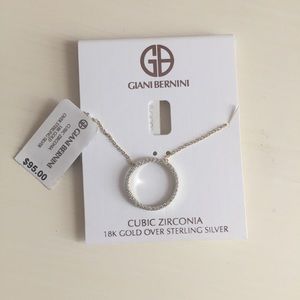 NWT GIANI BERNINI delicate circle necklace